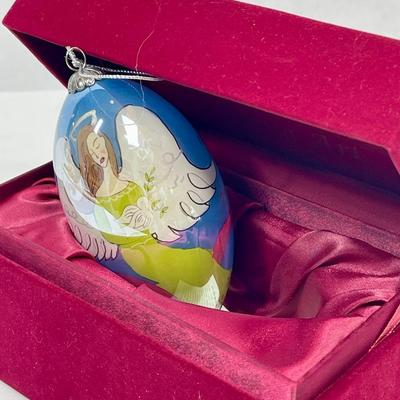 2006 Glass Christmas Ornament Angel
