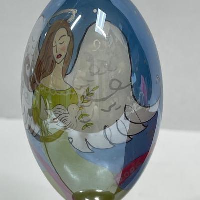2006 Glass Christmas Ornament Angel