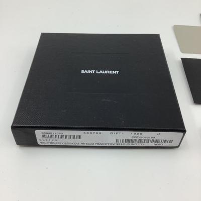 179 SAINT LAURENT Card Case & Chromium Wallet Mirror