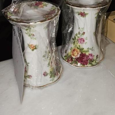 Royal Dalton Floral Candle sticks