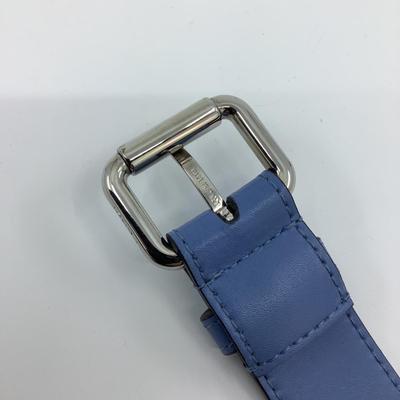 191 FENDI Blue Leather Belt
