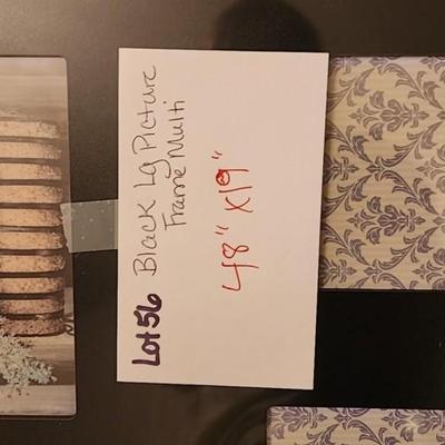 Large Black picture frame multi picture