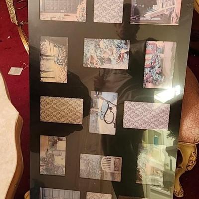 Large Black picture frame multi picture