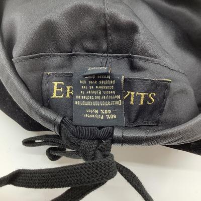 199 ERIC JAVITS Velvet Beret with Top Gold Pins