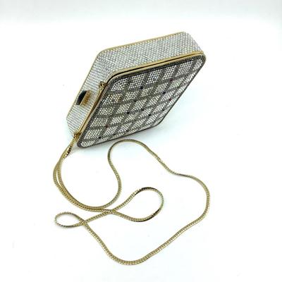 206 JUDITH LEIBER Minaudière Swarovski Crystal Clutch Bag