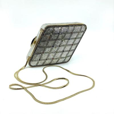 206 JUDITH LEIBER Minaudière Swarovski Crystal Clutch Bag