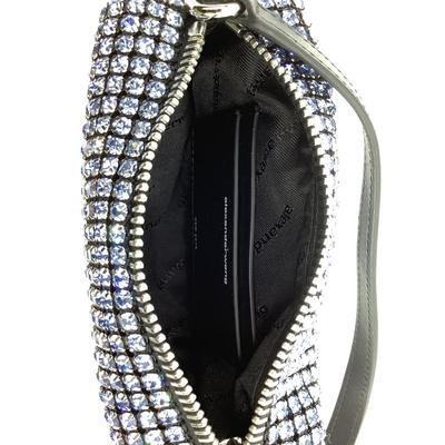 207 ALEXANDER WANG Heiress Baby Blue Rhinestone Pouch