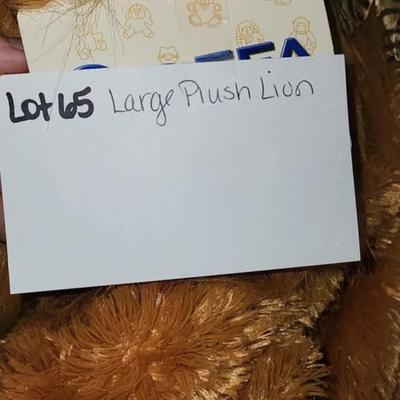 Large Plush Lion Toy