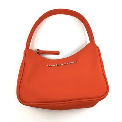 214 BRANDON BLACKWOOD Orange Nylon Syl Bag