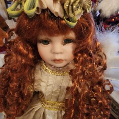 Red Headed Angel Doll