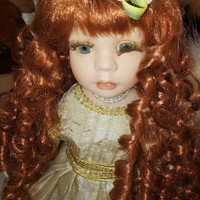 Red Headed Angel Doll