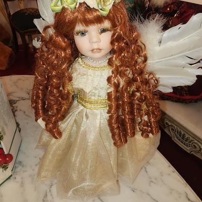 Red Headed Angel Doll