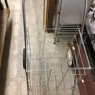 Large Wire Grocery Cart