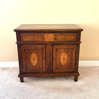 Accent Cabinet with Beautiful Inlay Design