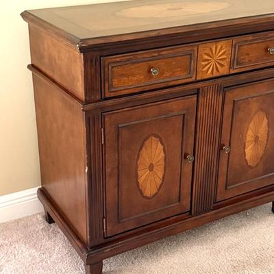 Accent Cabinet with Beautiful Inlay Design