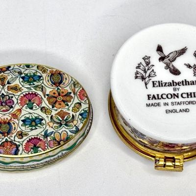 Pill Box and Small Tins Lot