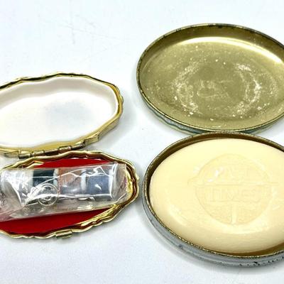 Pill Box and Small Tins Lot