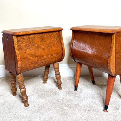 Small Vintage Sewing Drawers with Legs