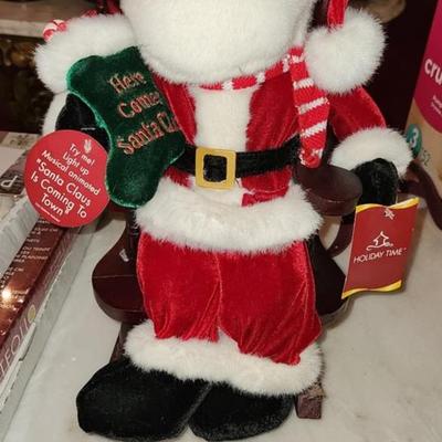 Santa in a rocking chair