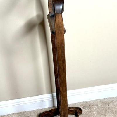 Vintage Solid Wood French Valet Butler Stand