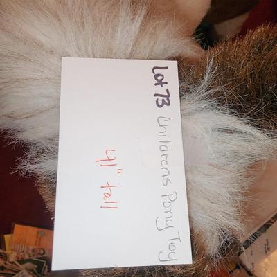 Childrens large pony toy