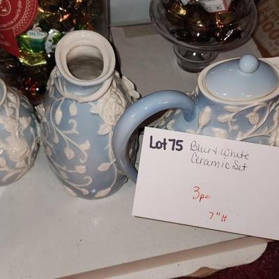 Blue and White Ceramic set