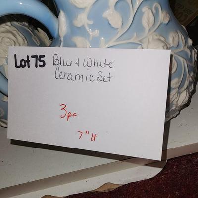 Blue and White Ceramic set