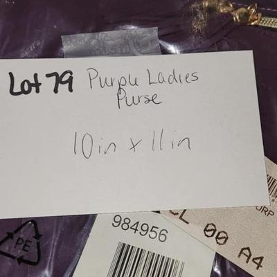 Ladies Purse- Purple