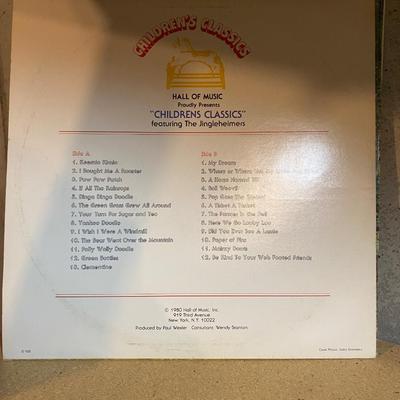 70’s-80’s CHILDREN’S MUSIC ON VINYL ALBUMS