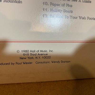 70’s-80’s CHILDREN’S MUSIC ON VINYL ALBUMS