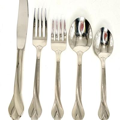 ONEIDA Tribeca Stainless Flatware Set - Service For 8 With Extras