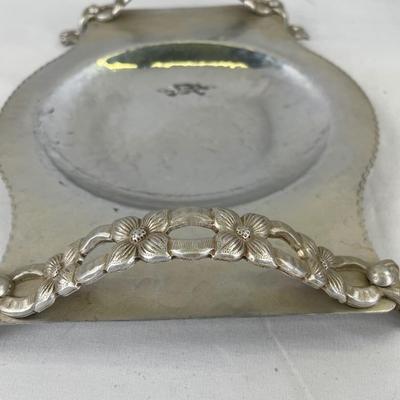 Rodney Kent hand wrought hammered serving tray