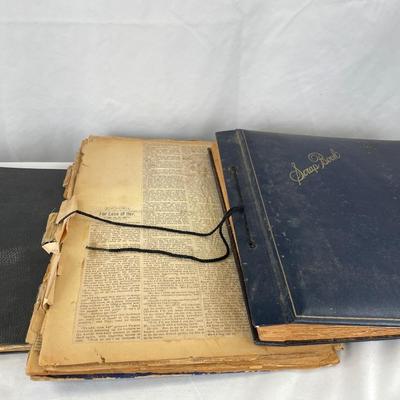 Vintage scrapbooks