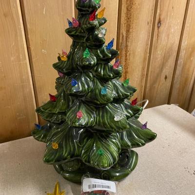Ceramic 16” Christmas tree (musical)