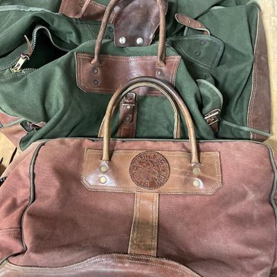 2 Duluth Pack duffle bags