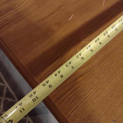Metal Base Wood Finish Work or Writing Table Choice A