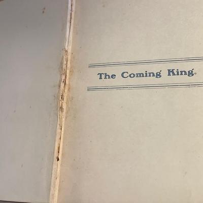 c.1907 The Coming King by James E White