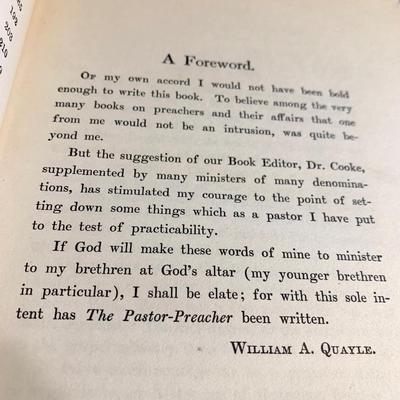 c.1910 Pastor Preacher William A. Quayle