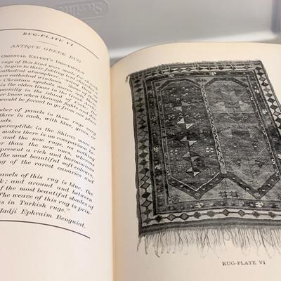 c.1904 Oriental Rug Book by Mary Ripley Illustrated Antique Guide To Carpets Around The World