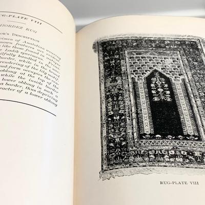 c.1904 Oriental Rug Book by Mary Ripley Illustrated Antique Guide To Carpets Around The World