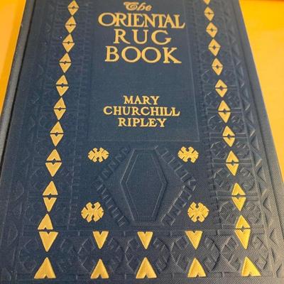 c.1904 Oriental Rug Book by Mary Ripley Illustrated Antique Guide To Carpets Around The World