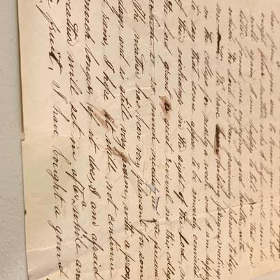 c.1850s Dickinson College Carlisle, PA Correspondence Letters From College