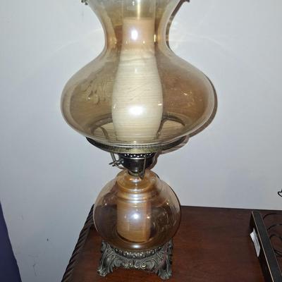 Carnival hurricane glass lamp