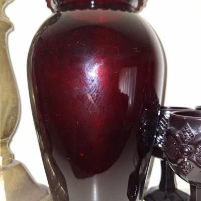 Ruby Red Vase