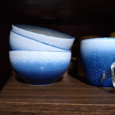 Blue Dish Set