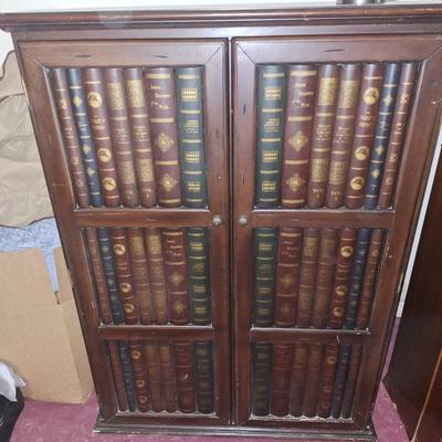 "Bookcase" Armoire Entertainment Center