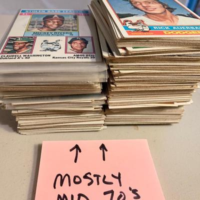 Nice Lot 60s/70s Baseball Cards - Many Stars/ HOFers