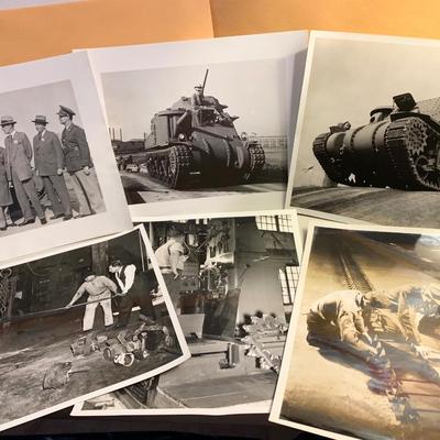Rare lot of WWII Era Tank & Weapons Production 8 x 10s Home Front Pennsylvania