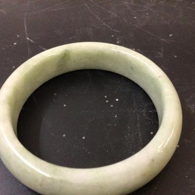 Jade Bangle Bracelet Light Green