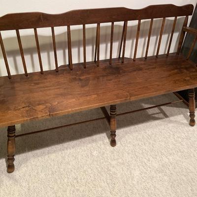 58” long bench